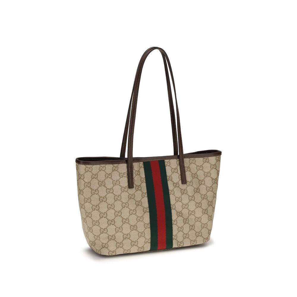 Gucci Beige Stoff-Handtasche-2