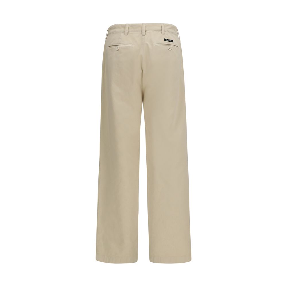 Prada Beige Cotton Casual Pants-2