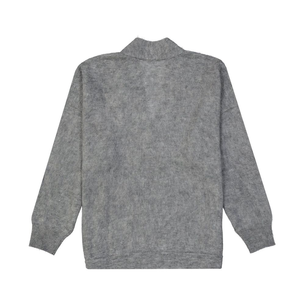 Brunello Cucinelli Grauer Wollpullover-2