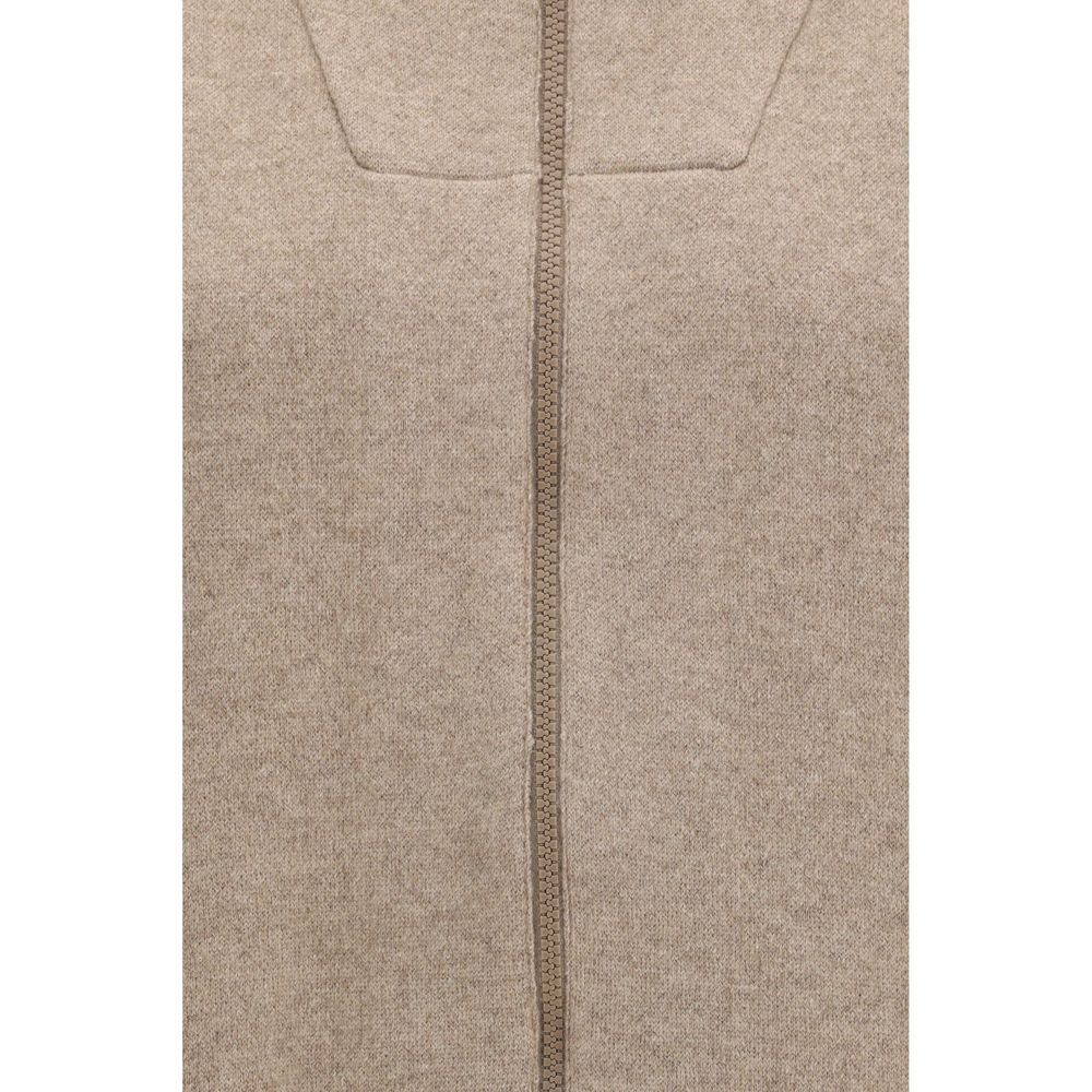 Brunello Cucinelli Beige Cashmere Cardigan-3