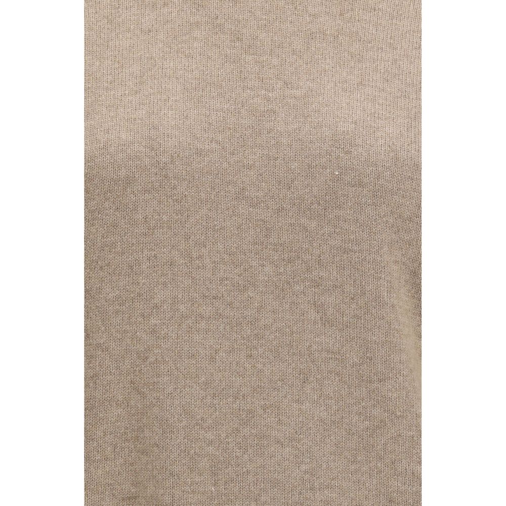 Brunello Cucinelli Brauner Kaschmir-Rollkragenpullover-3