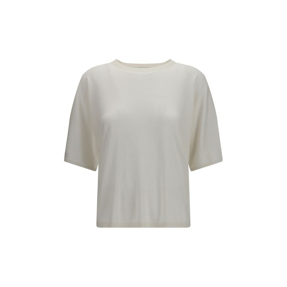 Brunello Cucinelli Weißer Kaschmir-Pullover-1