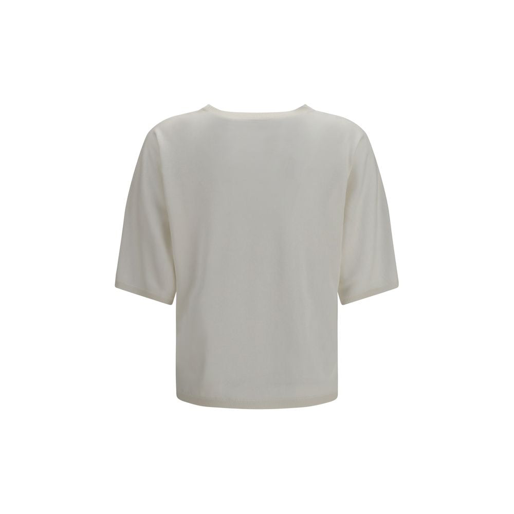 Brunello Cucinelli Weißer Kaschmir-Pullover-2