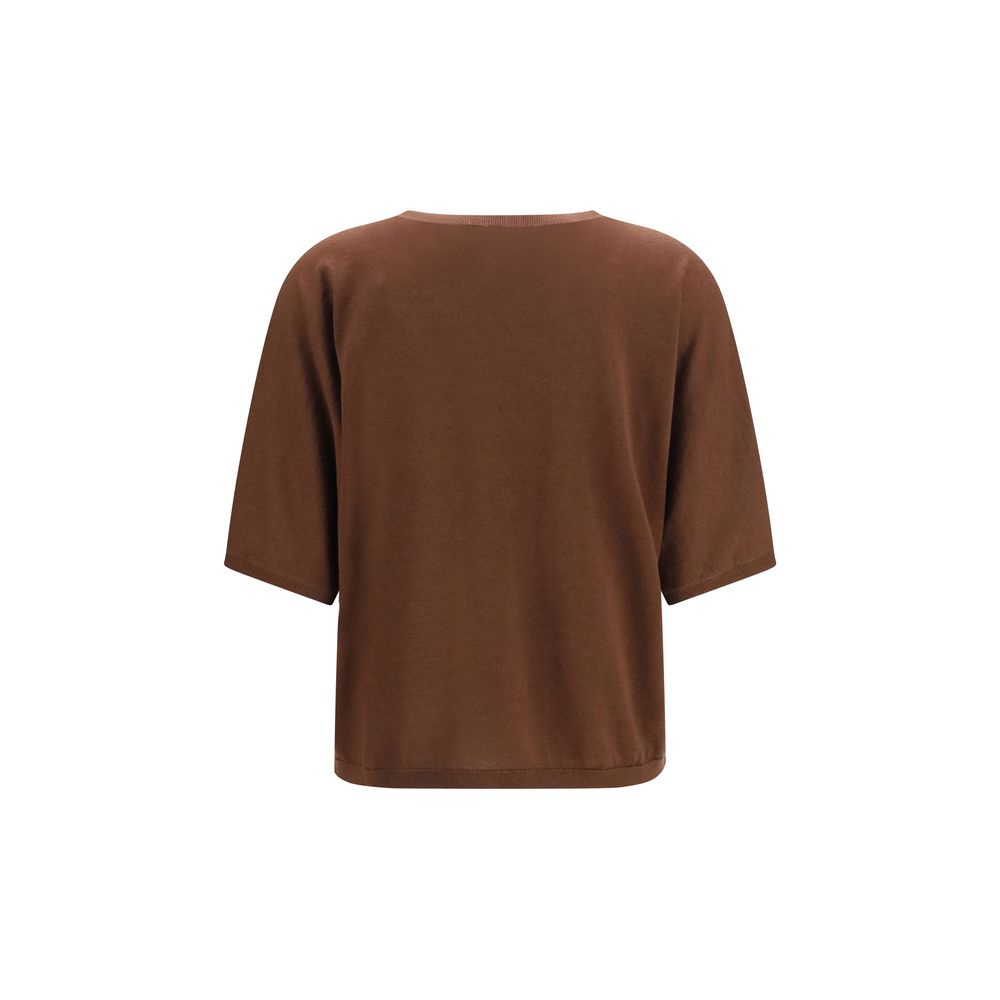 Brunello Cucinelli Brauner Kaschmir-Pullover-2