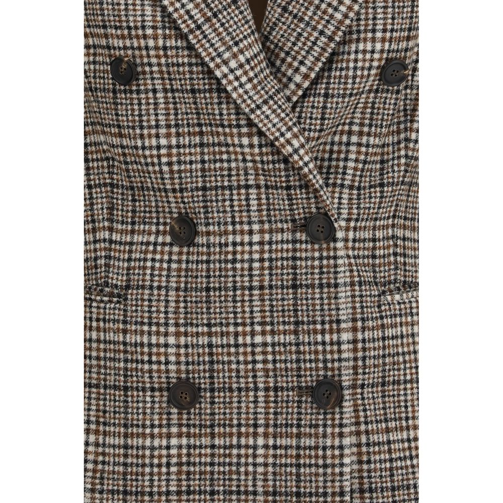 Brunello Cucinelli Mehrfarbige Jacke aus Alpaka Vicugna Pacos-3