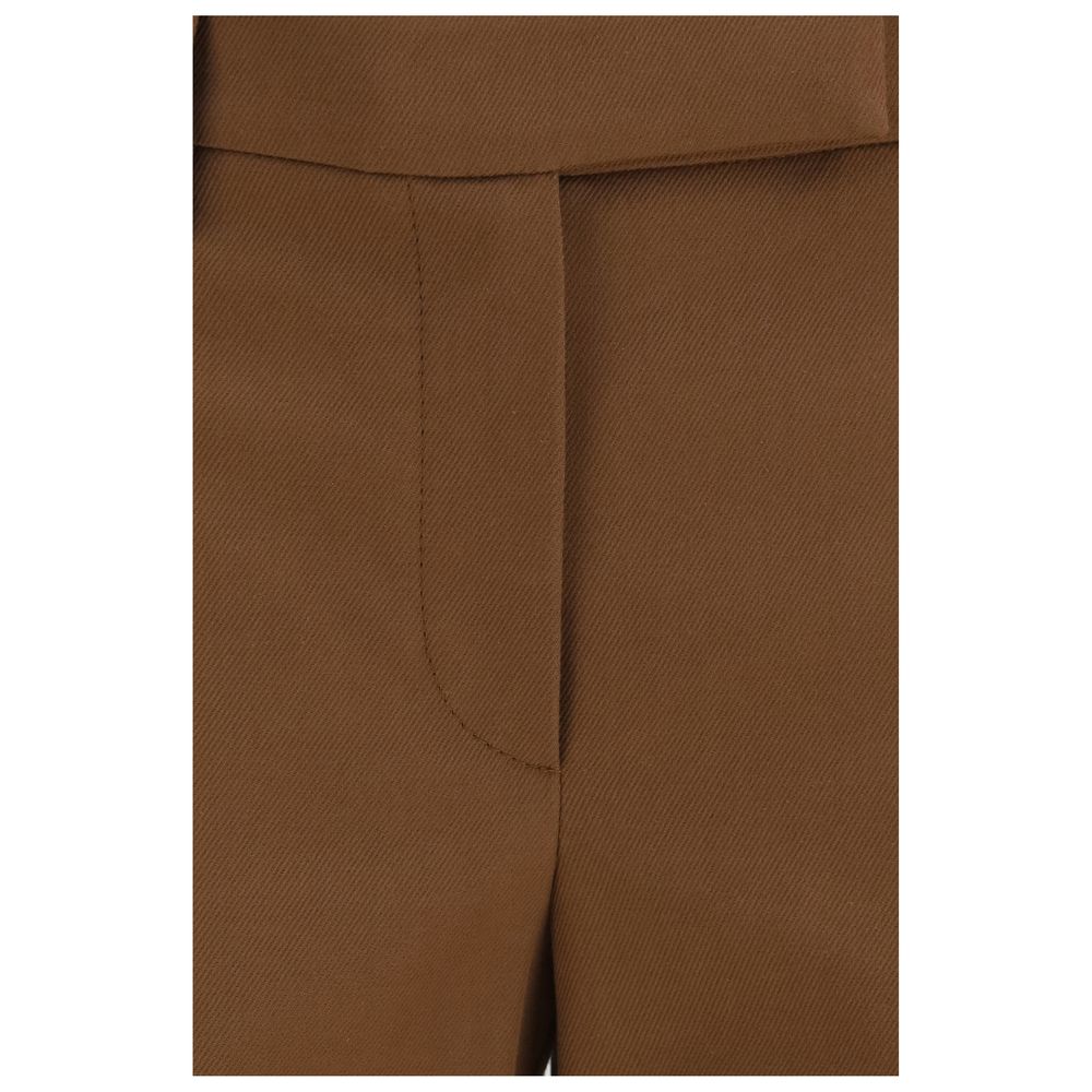 Brunello Cucinelli Braune Freizeithose aus Elasthan-3