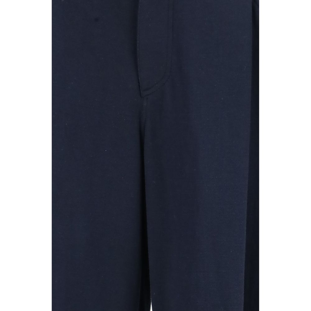 Brunello Cucinelli Blaue Baumwoll-Freizeithose-3