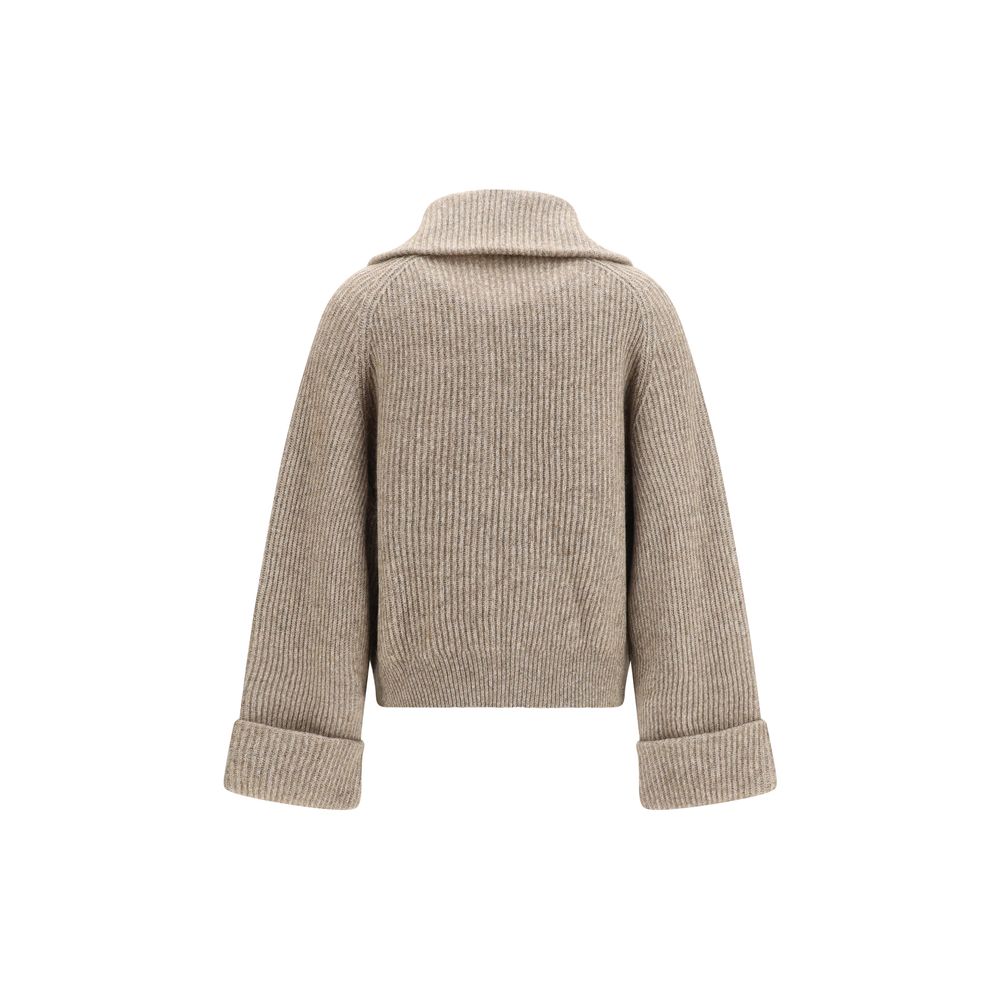 Brunello Cucinelli Beiger Kaschmirpullover-2