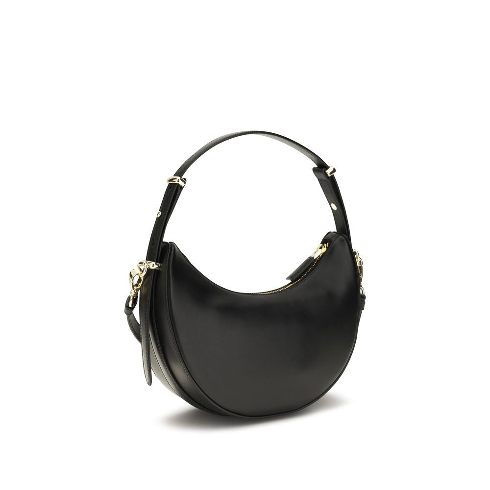 Prada Schwarze Kalbsleder Bos Taurus Bucket Bag-3