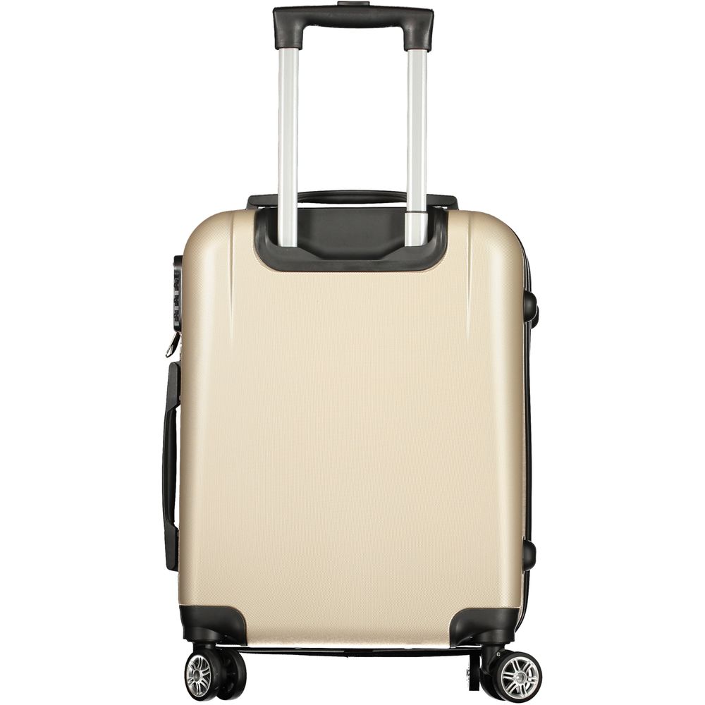 Laura Biagiotti Gold Polyurethan Damen Reisetasche-2