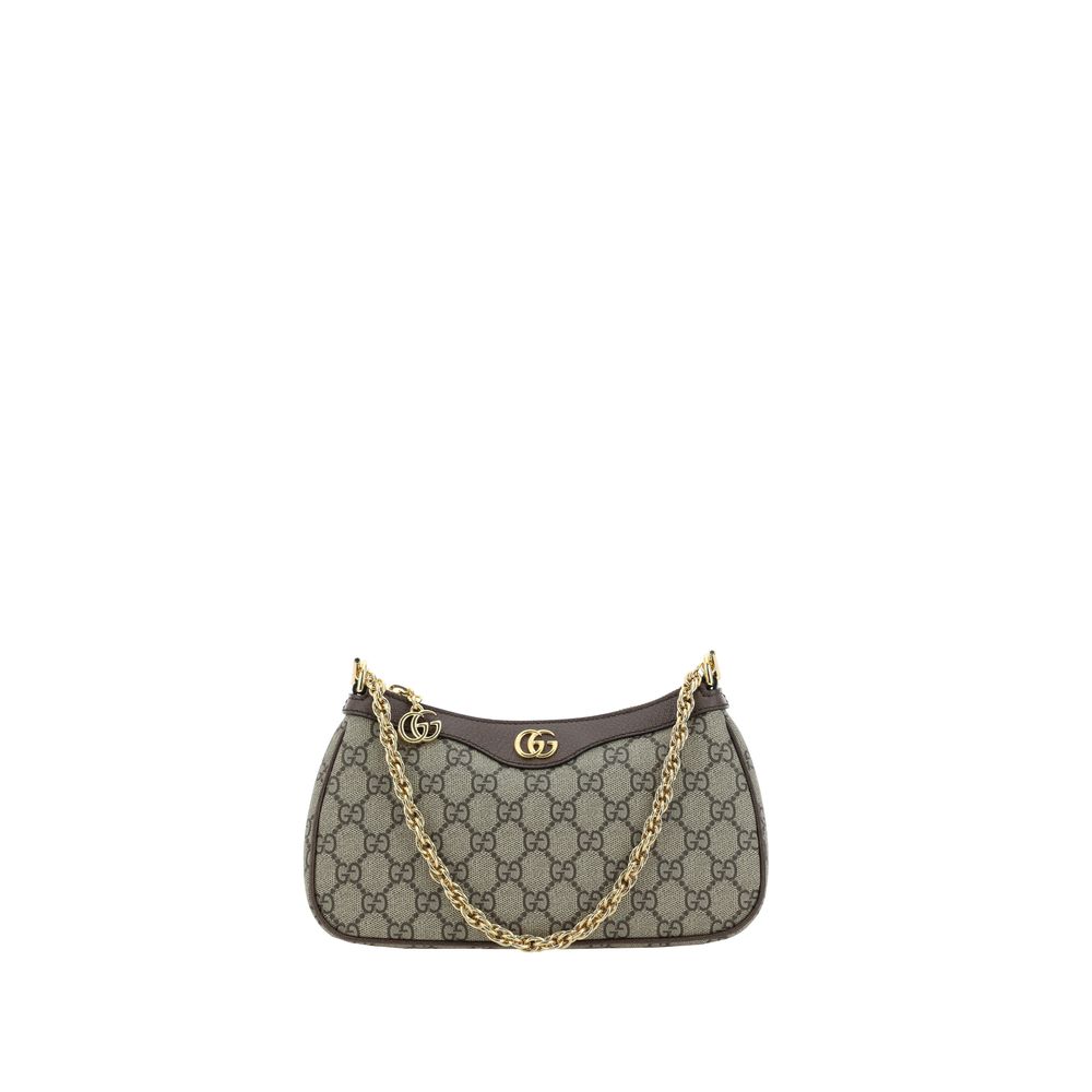 Gucci Braune Baumwoll-Umhängetasche-1