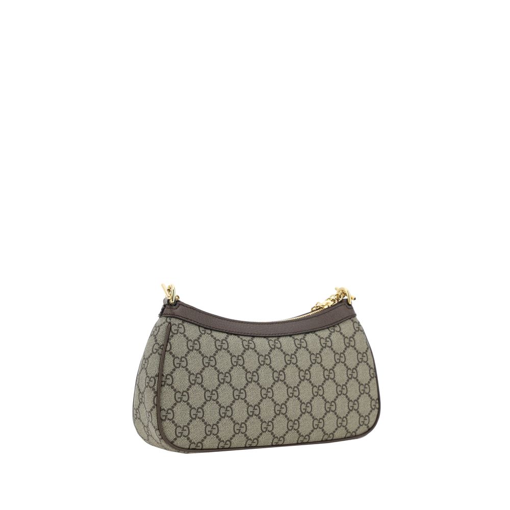 Gucci Braune Baumwoll-Umhängetasche-3