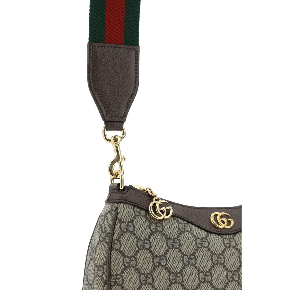 Gucci Braune Baumwoll-Umhängetasche-4