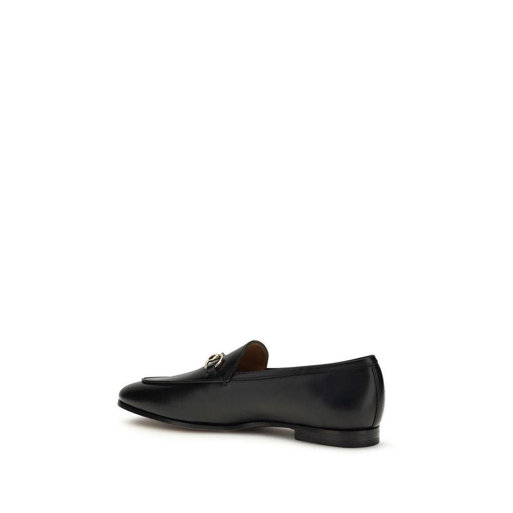 Gucci Schwarze "Bos Taurus" Kalbsleder Loafer zum Hineinschlüpfen-3