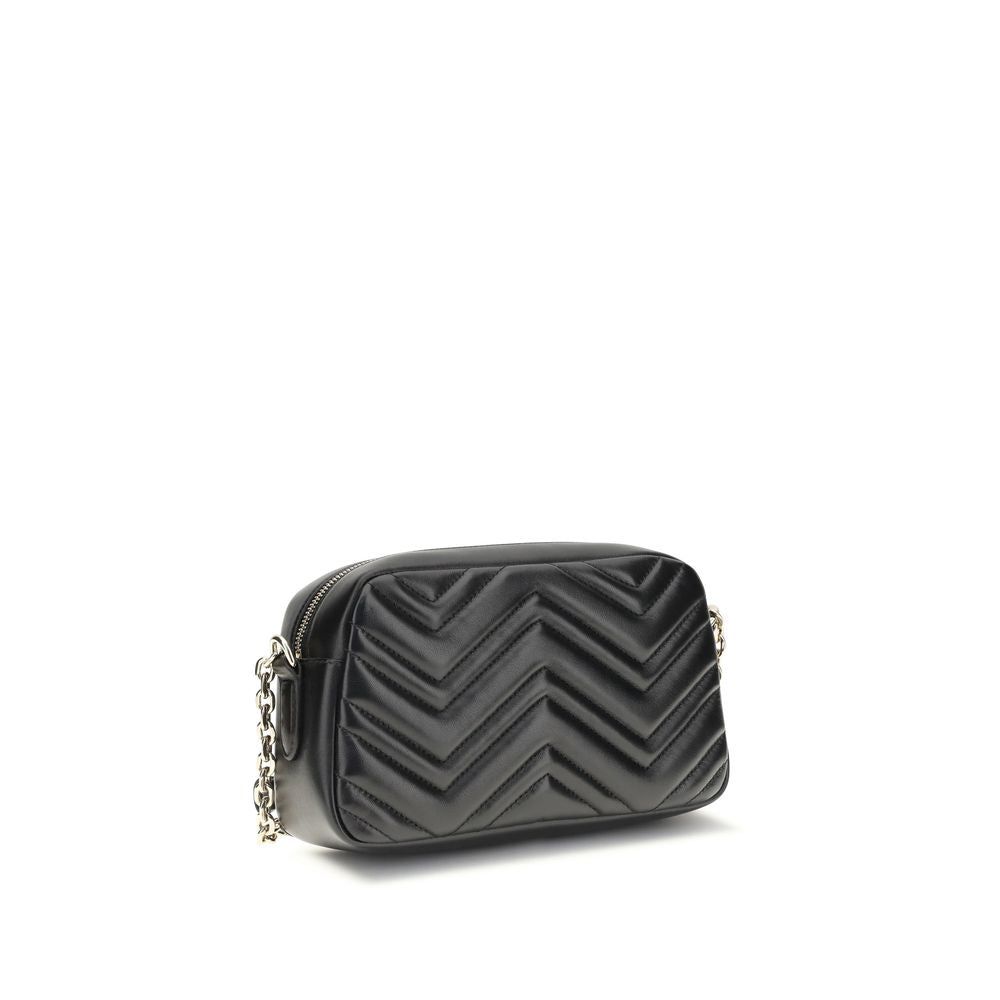Gucci Schwarze Kalbsleder Bos Taurus Handtasche-3