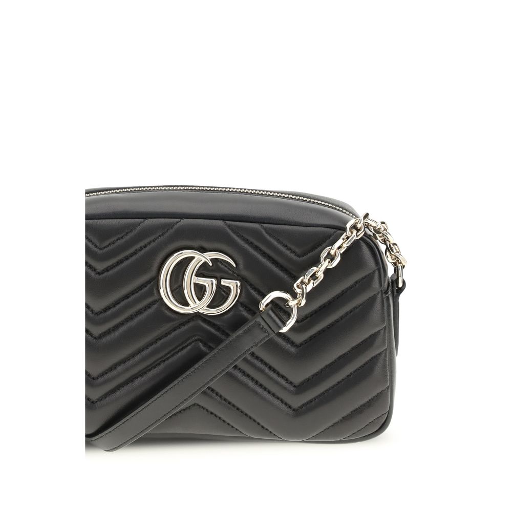 Gucci Schwarze Kalbsleder Bos Taurus Handtasche-4