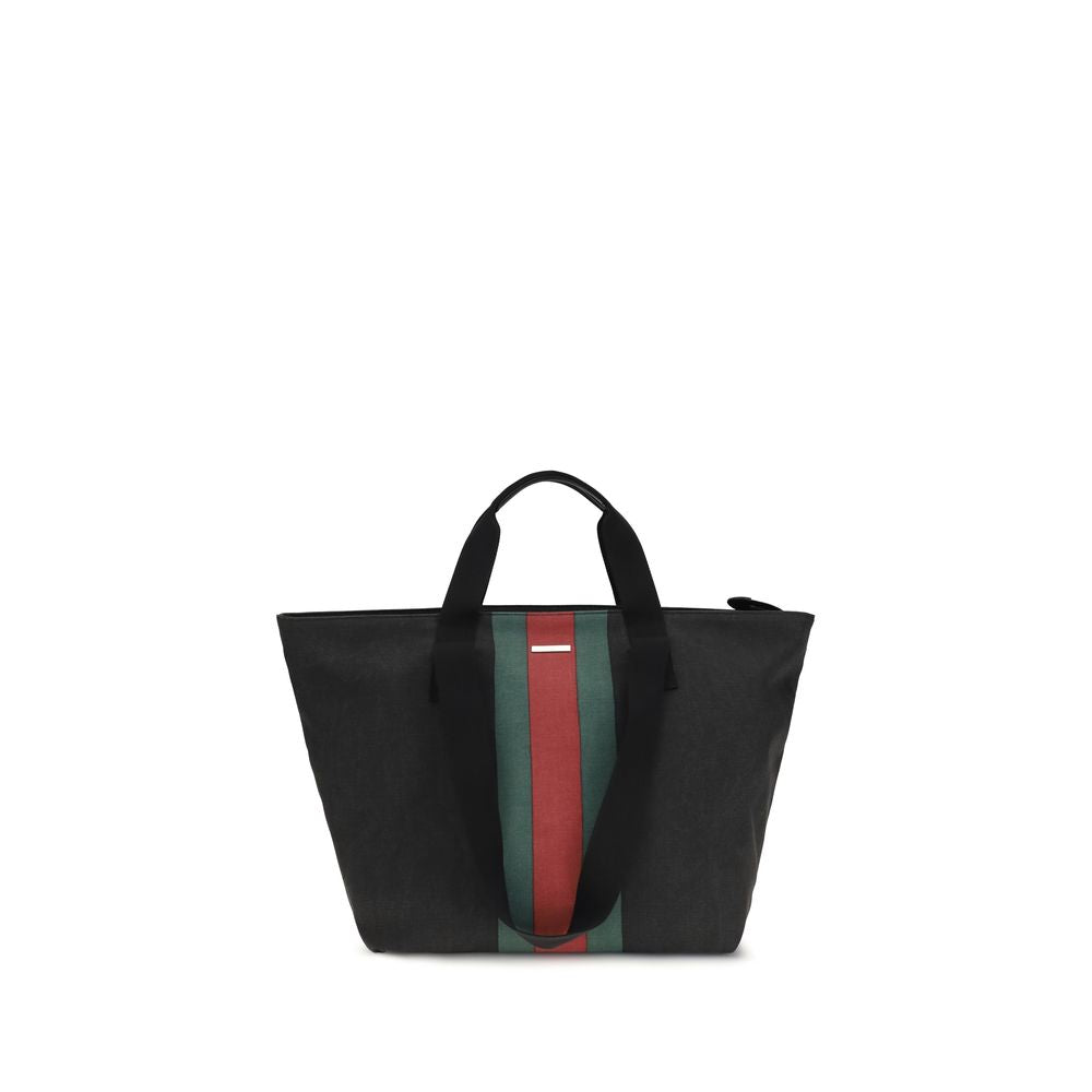Gucci Schwarze Stoffhandtasche-1