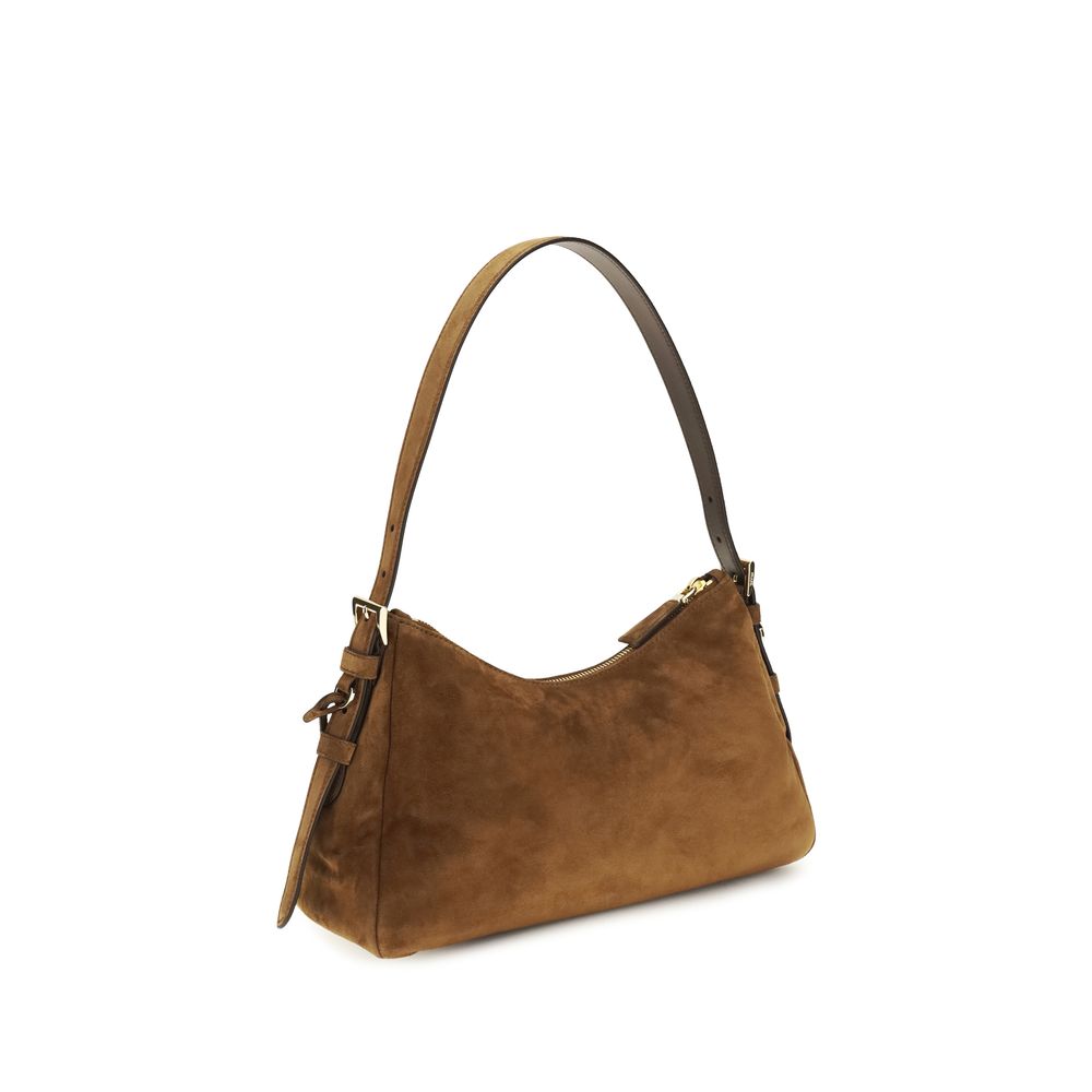 Prada Braune Kalbsleder Bos Taurus Bucket Bag-3