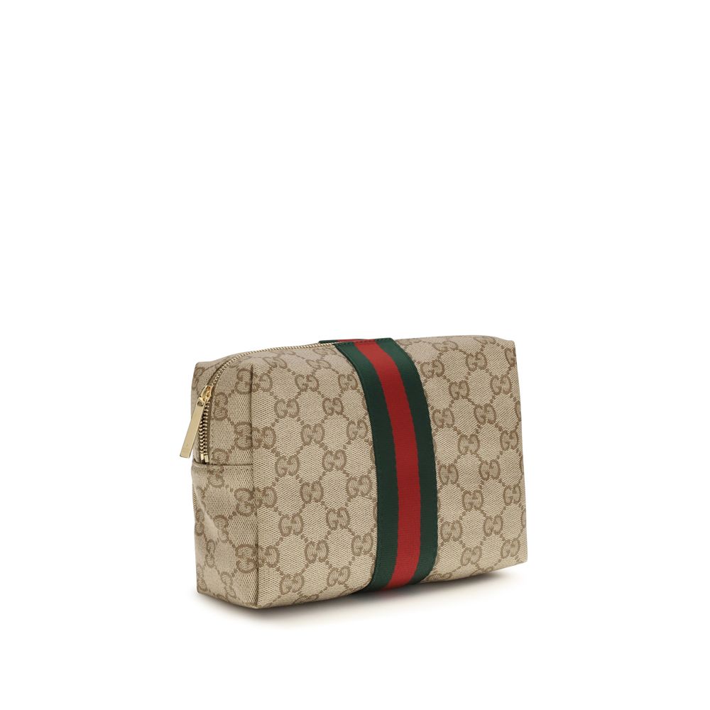 Gucci Beige Stoff-Portemonnaie-3