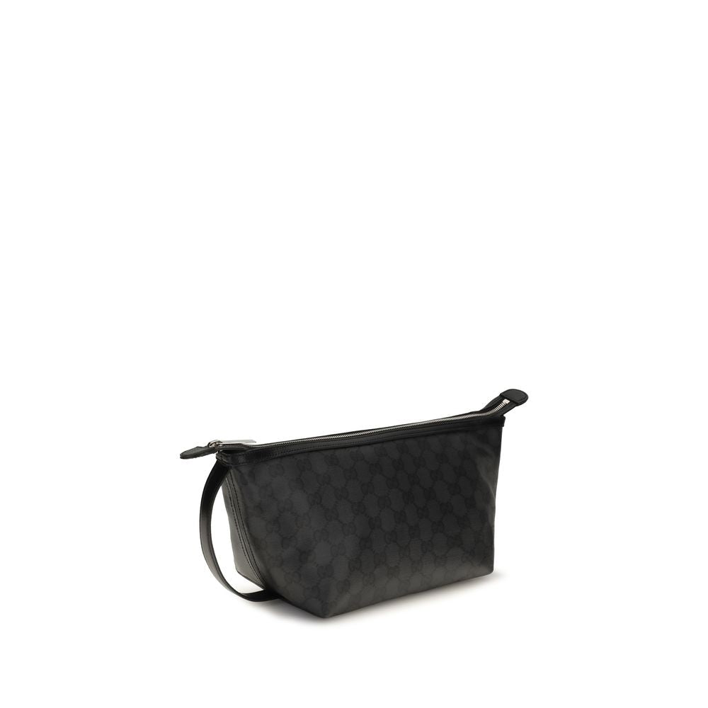 Gucci Schwarze Clutch aus Stoff-2