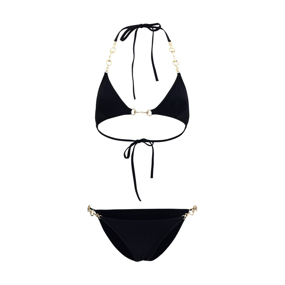 Gucci Schwarzer Bikini aus Polyamid-1