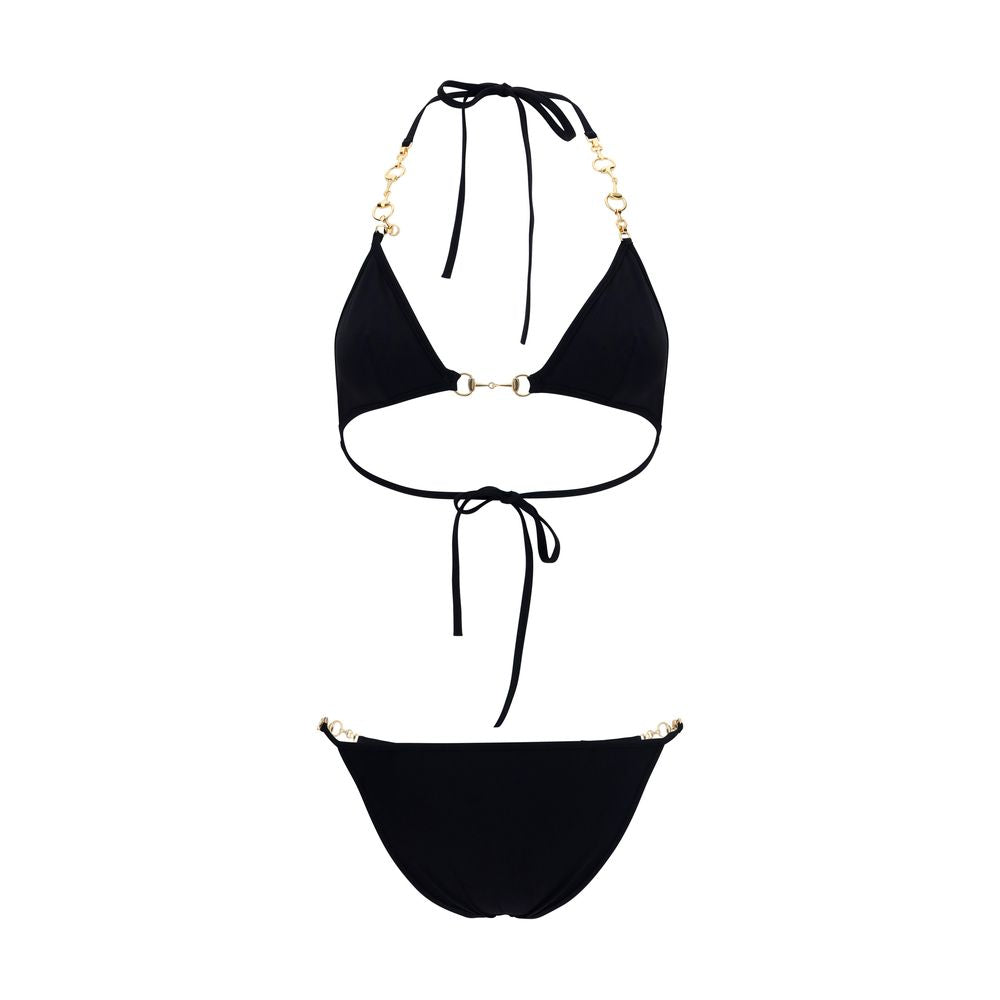 Gucci Schwarzer Bikini aus Polyamid-2