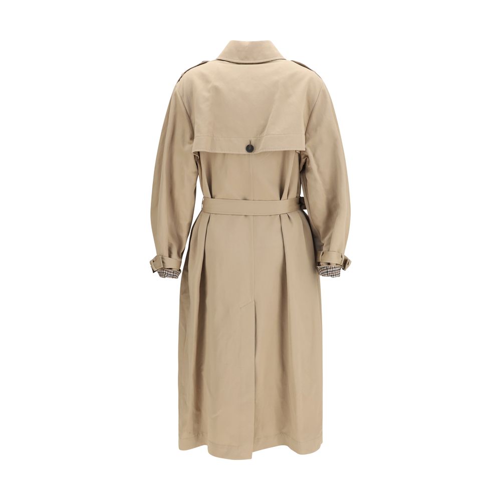Brunello Cucinelli Beige Cotton Coat-2