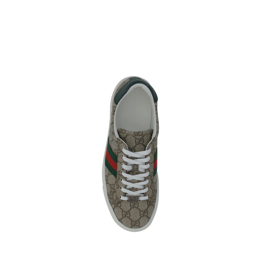 Gucci Mehrfarbige Low-Top-Sneaker aus Polyethylen-4