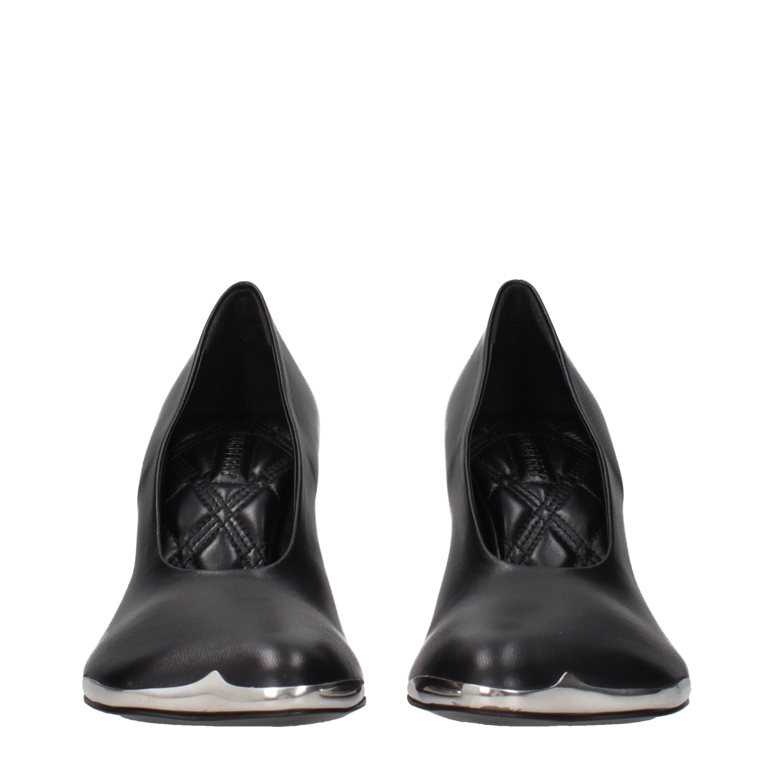 Burberry Schwarze Leder Pumps mit hohem Absatz-3