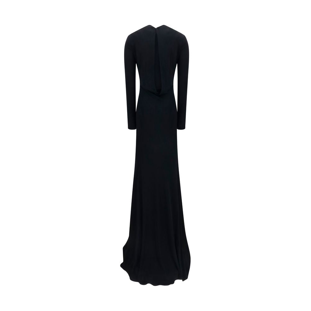 Tom Ford Schwarzes Viskose-Freizeitkleid-2