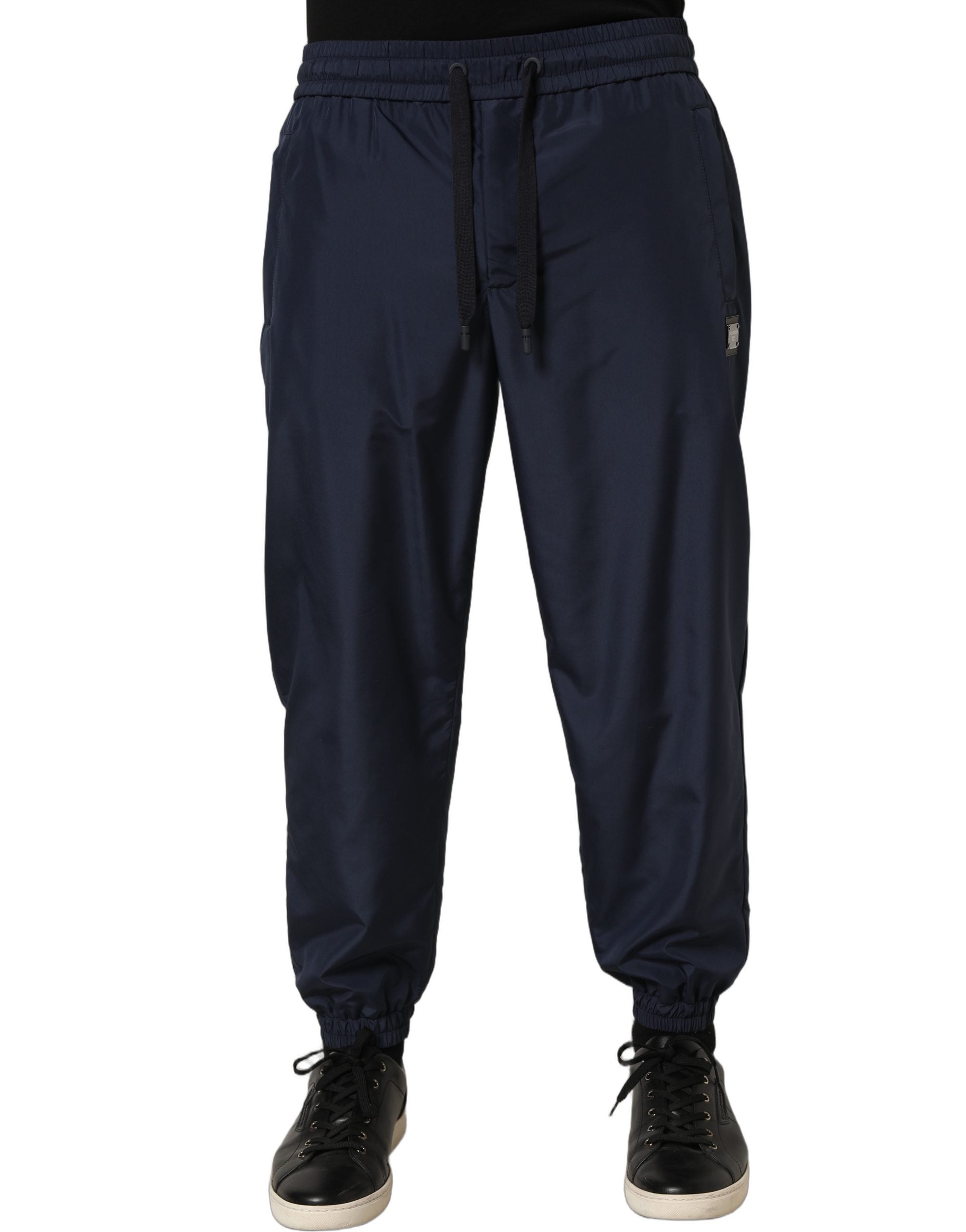 Dolce & Gabbana Dunkelblaue Jogginghose aus Polyester-3