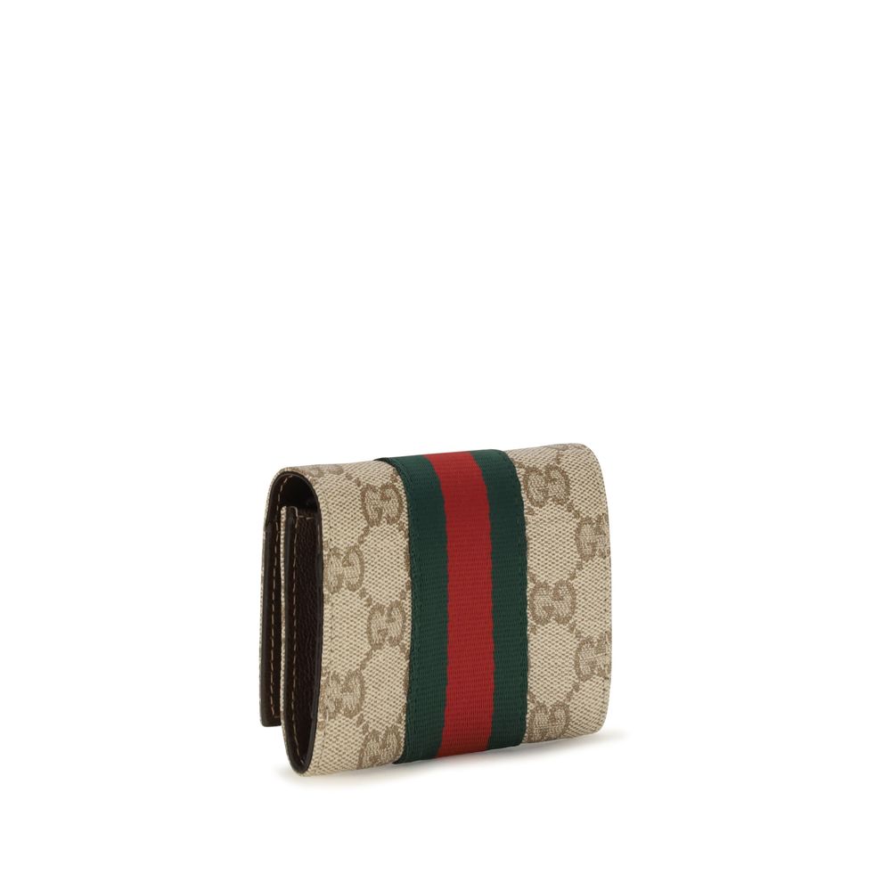 Gucci Beige Stoff-Portemonnaie-2