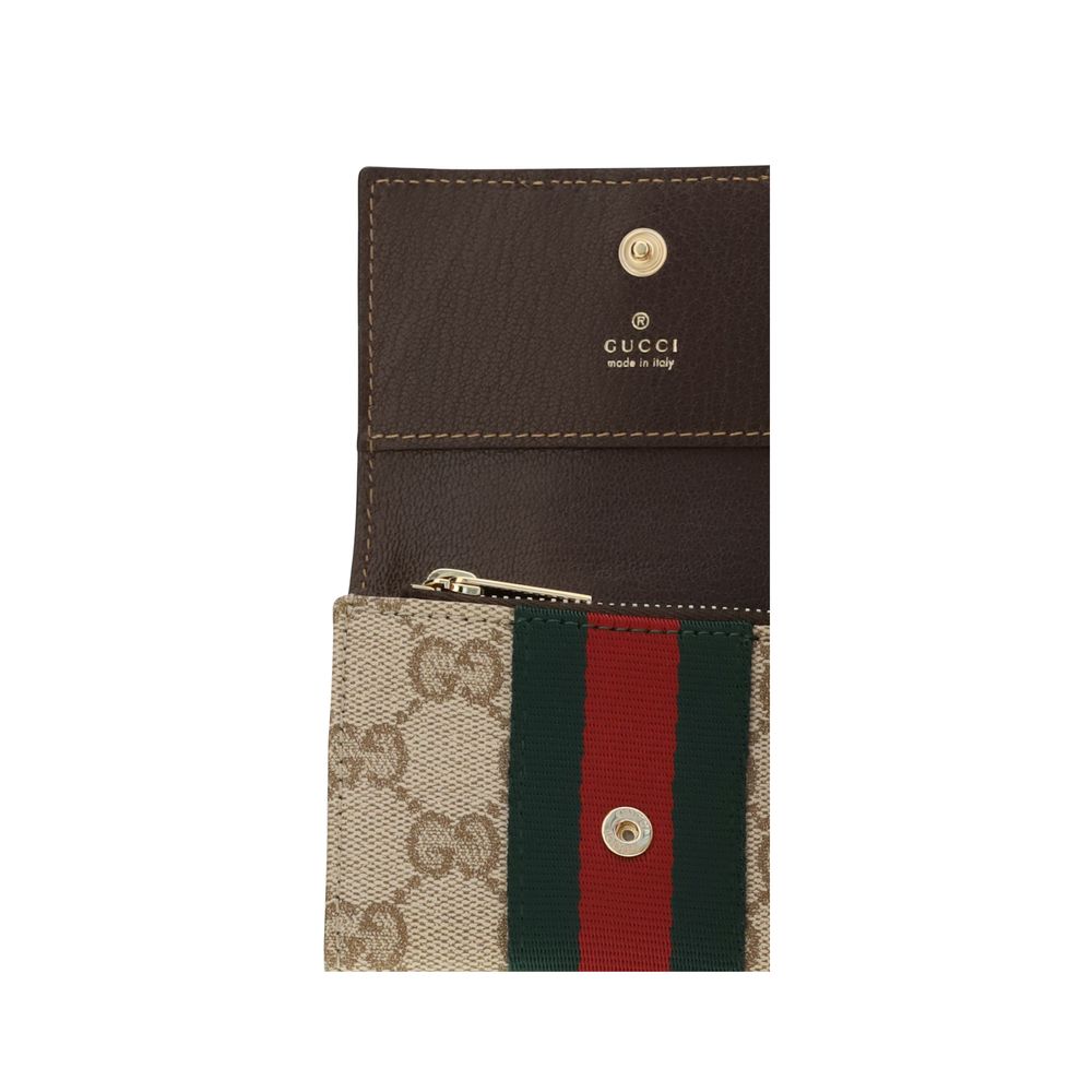 Gucci Beige Stoff-Portemonnaie-3