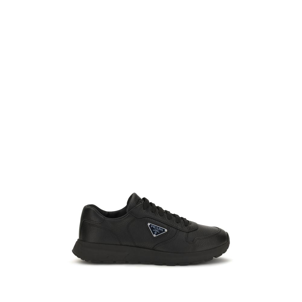 Prada Schwarze Sneaker aus Polyester für sportliche Looks