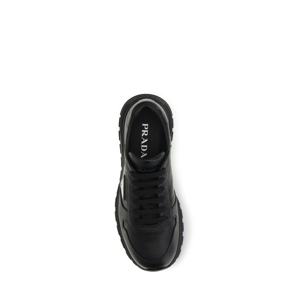 Prada Schwarze Sneaker aus Polyester für sportliche Looks-4