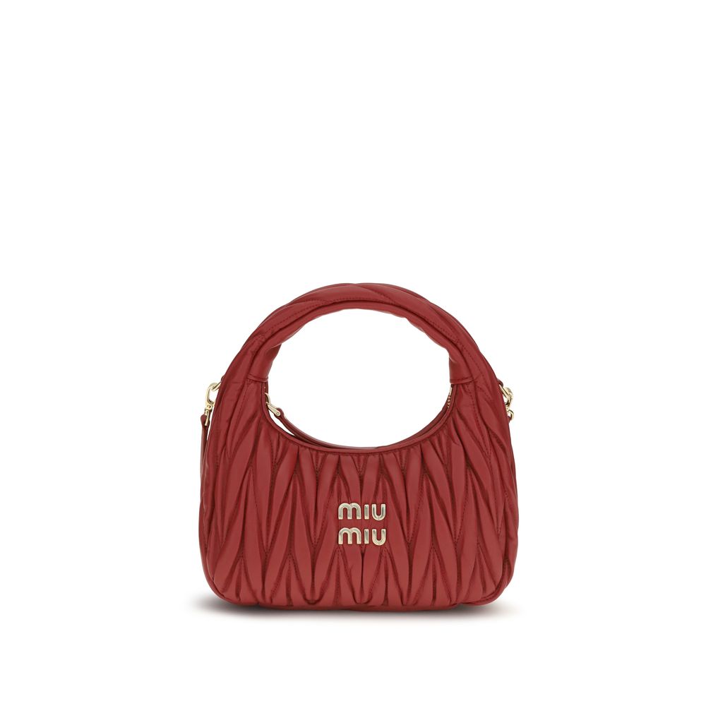 Miu Miu Multicolor Calf Leather Bos Taurus Schultertasche-1