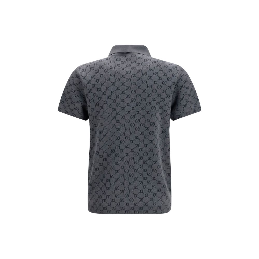 Gucci Graues Lamm Ovis Aries Aries Poloshirt-2