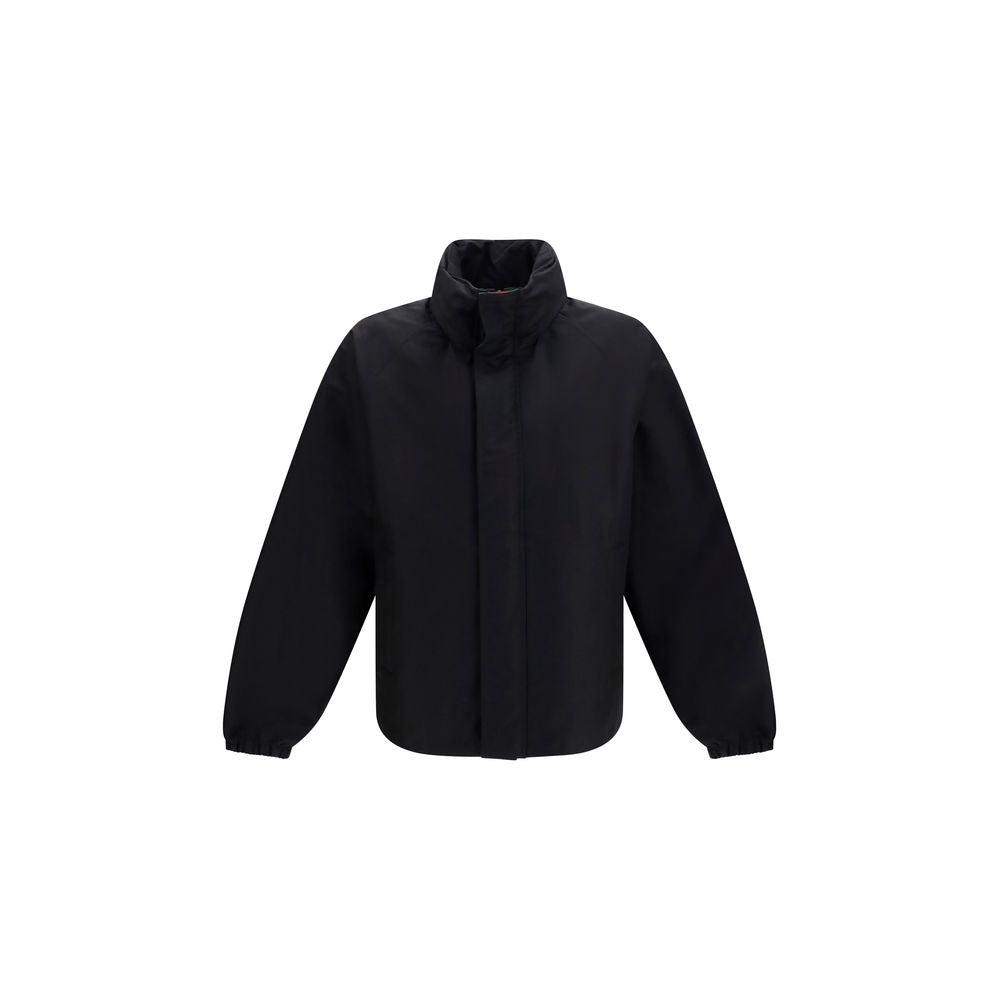 Gucci Schwarze Baumwoll-Shell-Jacke-1
