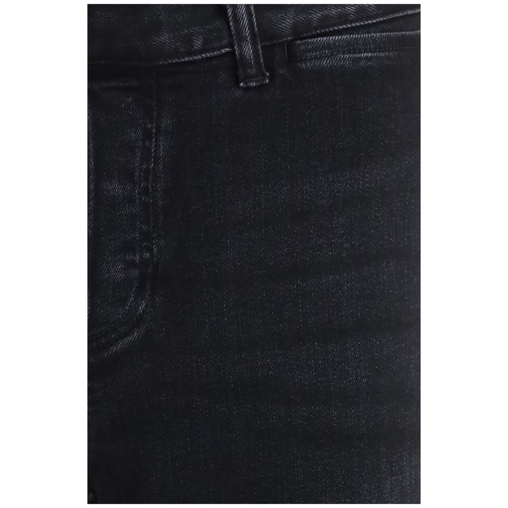 Gucci Schwarze Baumwoll-Schlagjeans-3