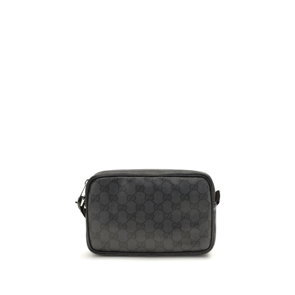 Gucci Schwarze Stoffhandtasche-1