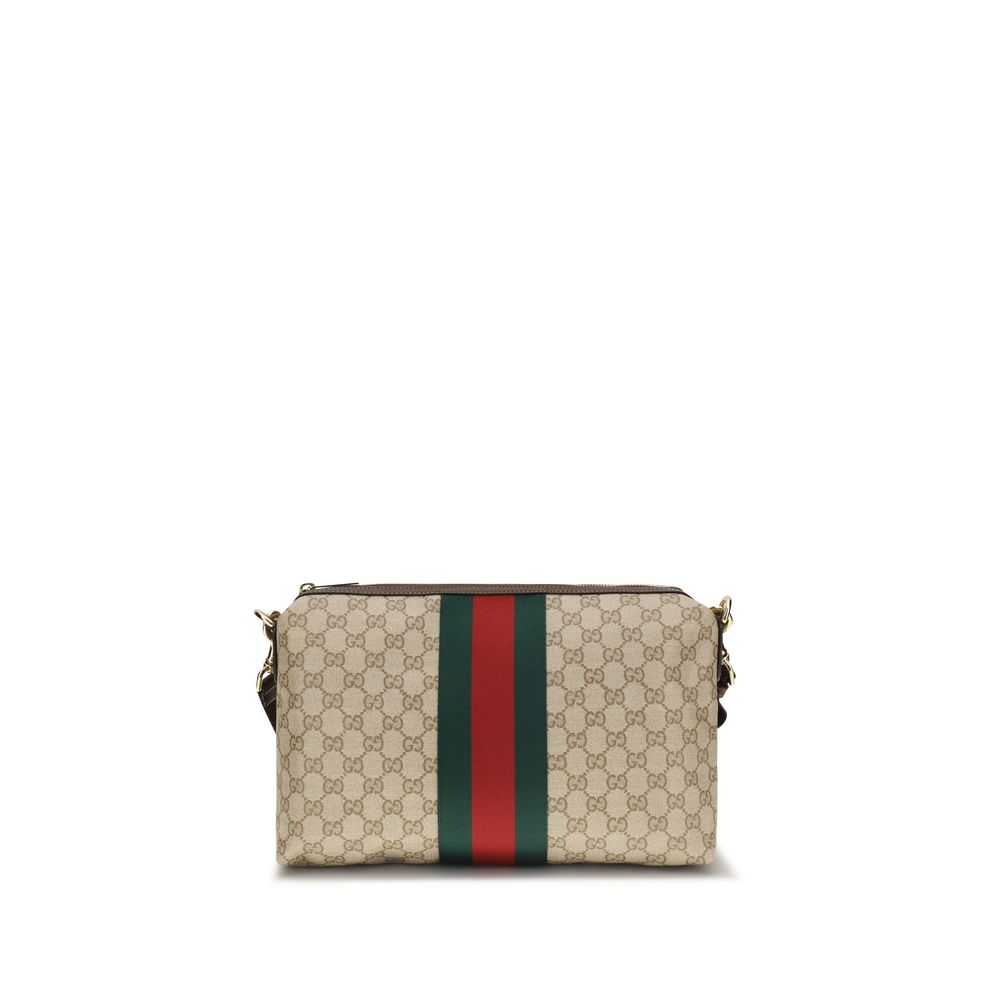 Gucci Beige Stoff-Schultertasche-1