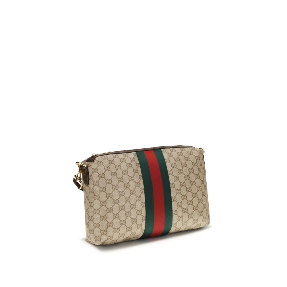 Gucci Beige Stoff-Schultertasche-2