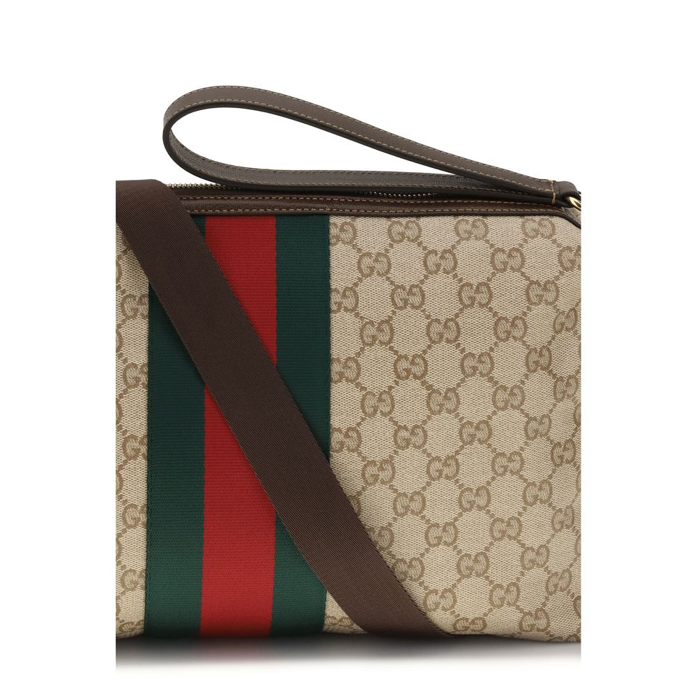 Gucci Beige Stoff-Schultertasche-4