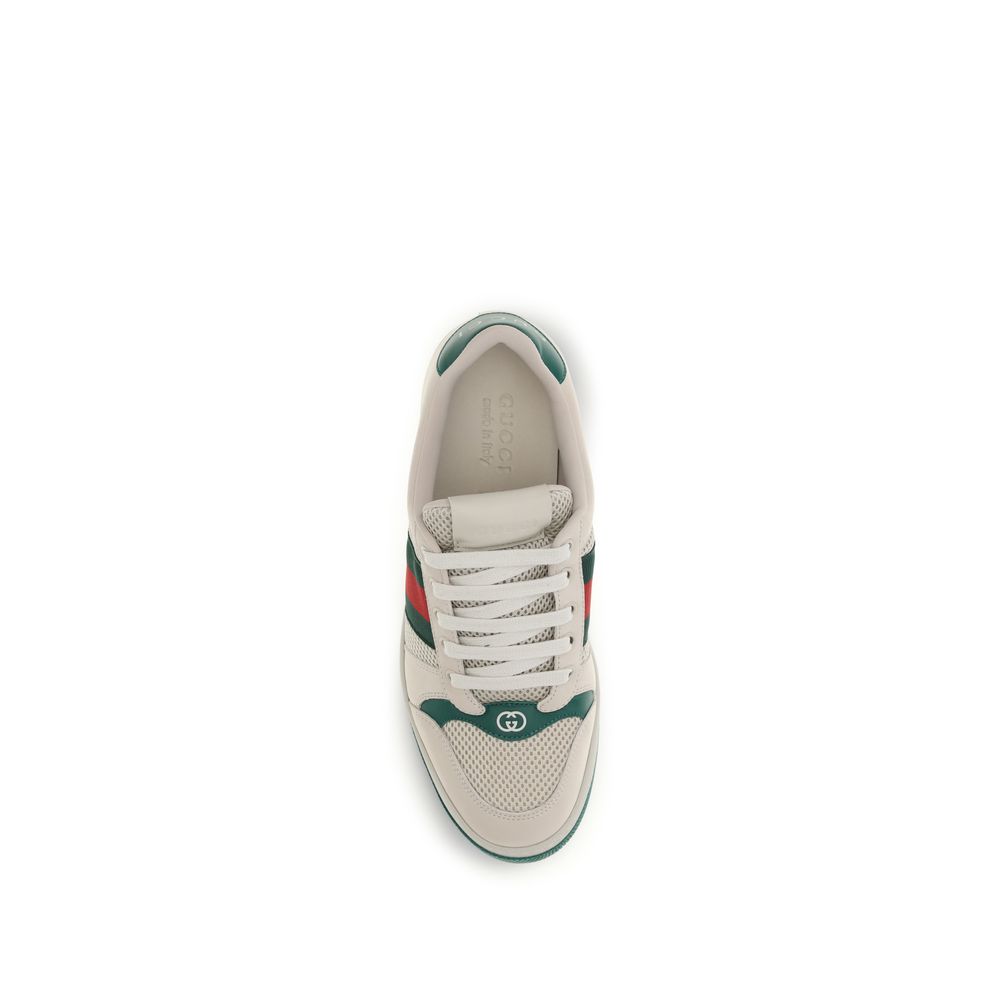 Gucci Beige Fabric Low Top Sneakers-4