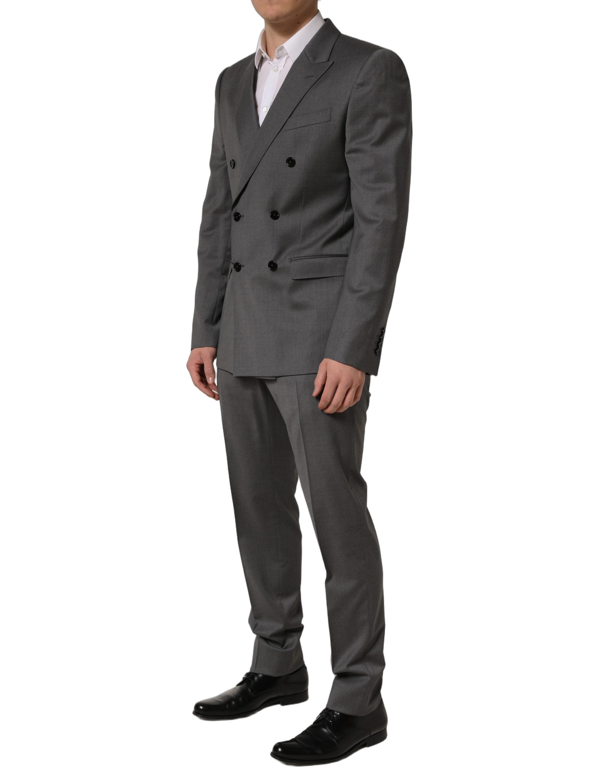 Dolce & Gabbana Grauer MARTINI Slim Fit Anzug für Herren, 2-teilig-1