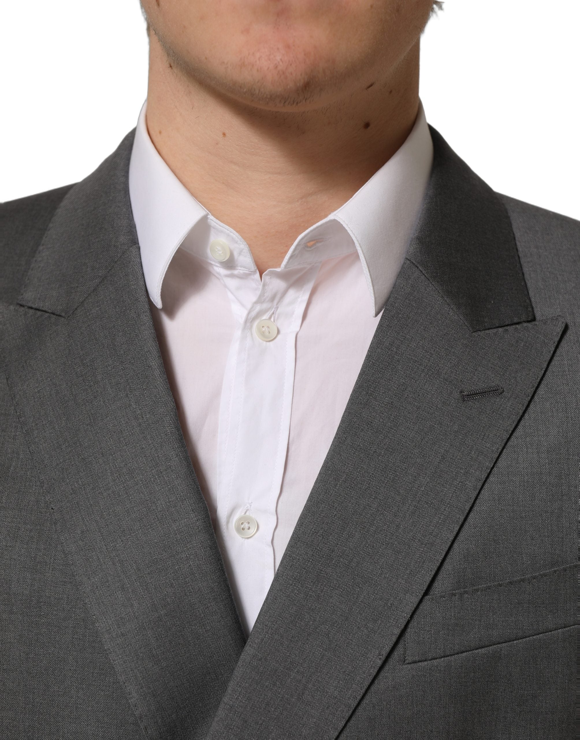 Dolce & Gabbana Grauer MARTINI Slim Fit Anzug für Herren, 2-teilig-3