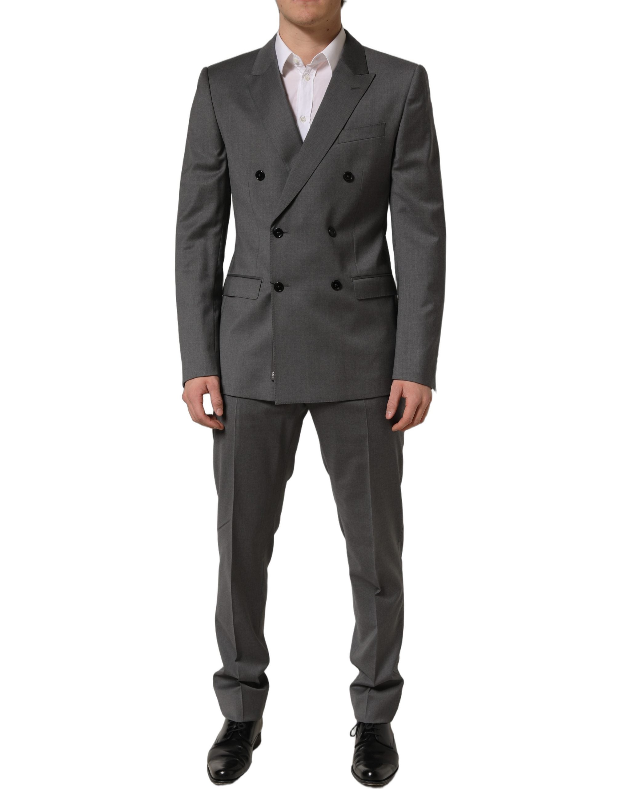 Dolce & Gabbana Grauer MARTINI Slim Fit Anzug für Herren, 2-teilig-6