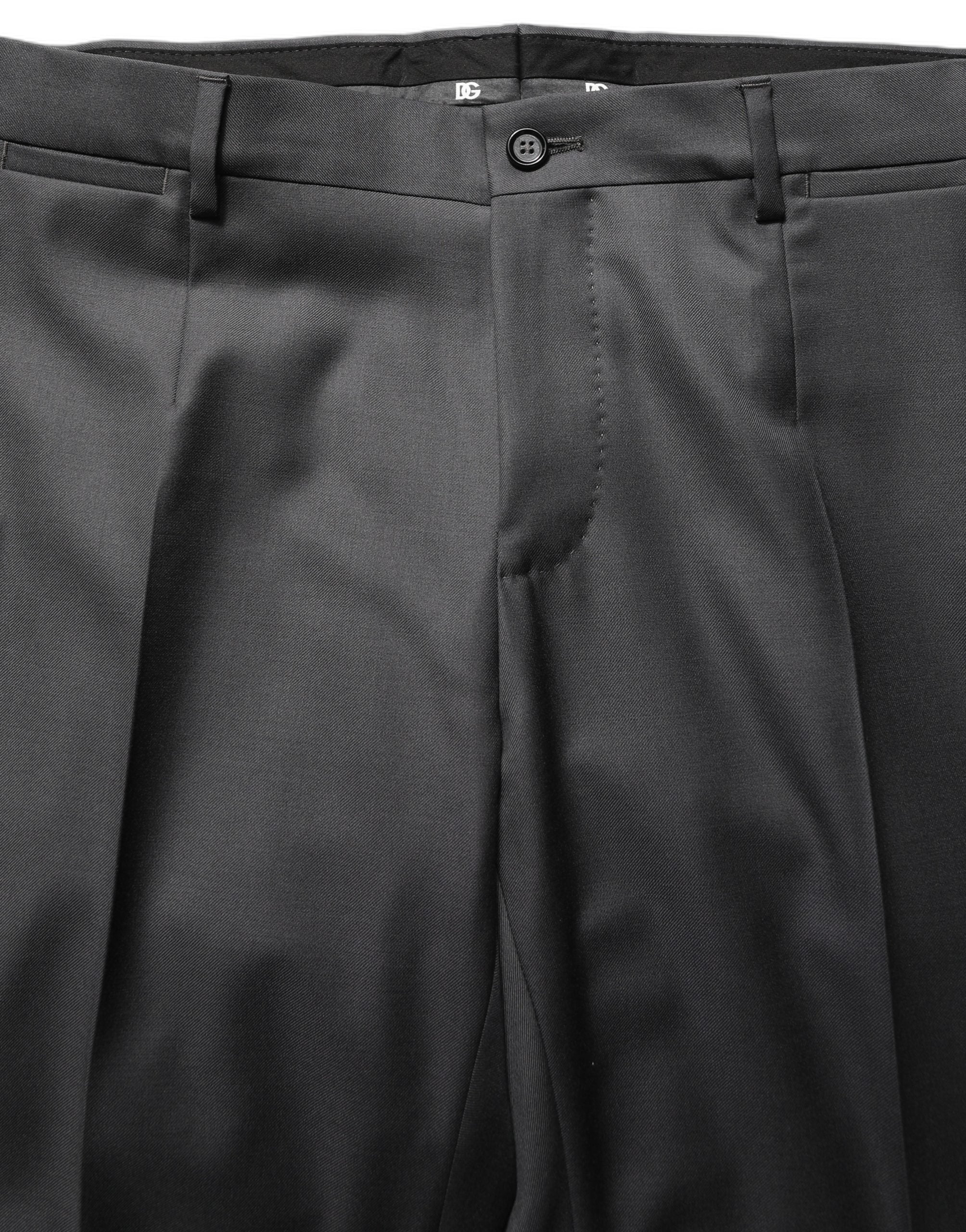 Dolce & Gabbana Grauer MARTINI Slim Fit Anzug für Herren-1