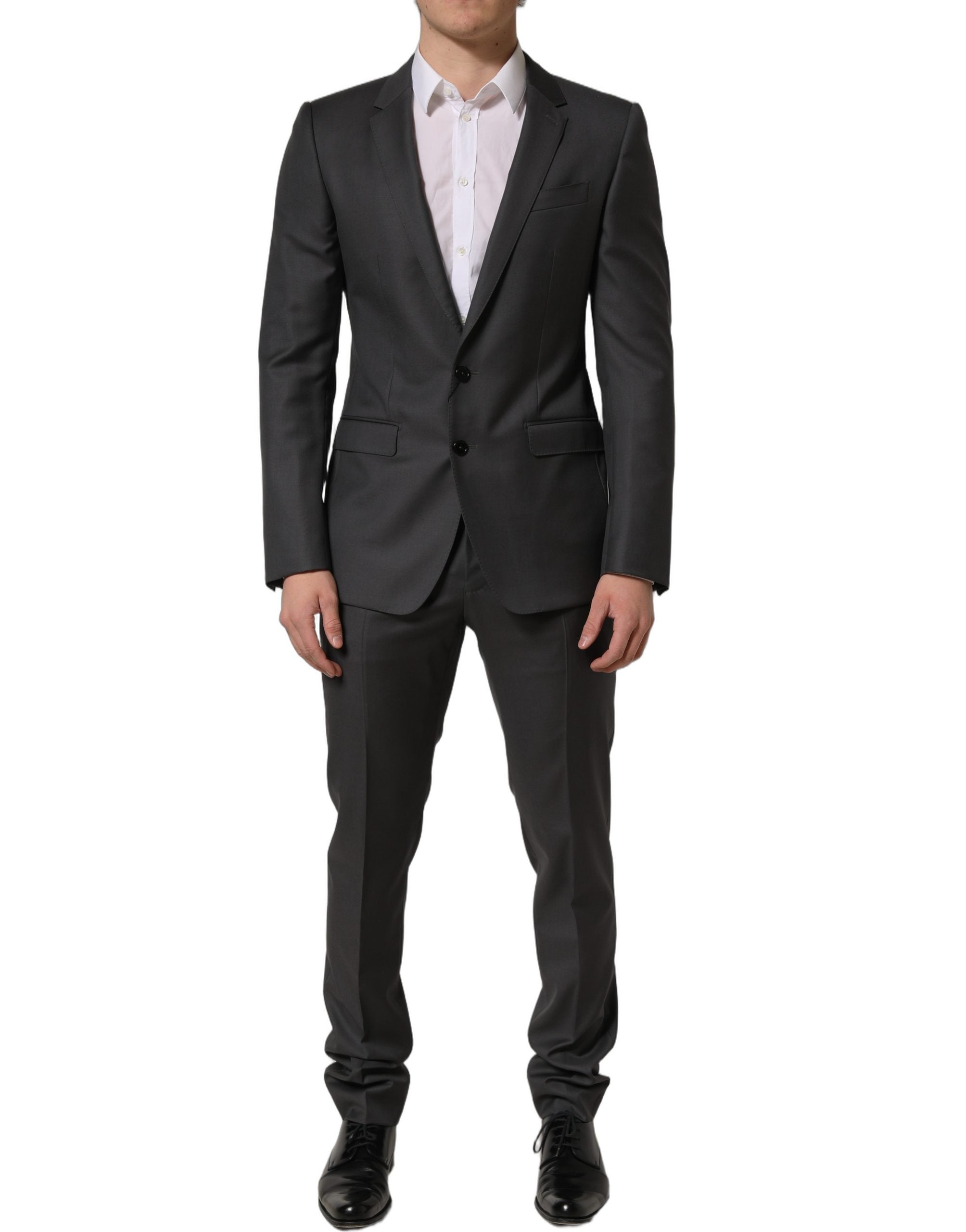 Dolce & Gabbana Grauer MARTINI Slim Fit Anzug für Herren-2