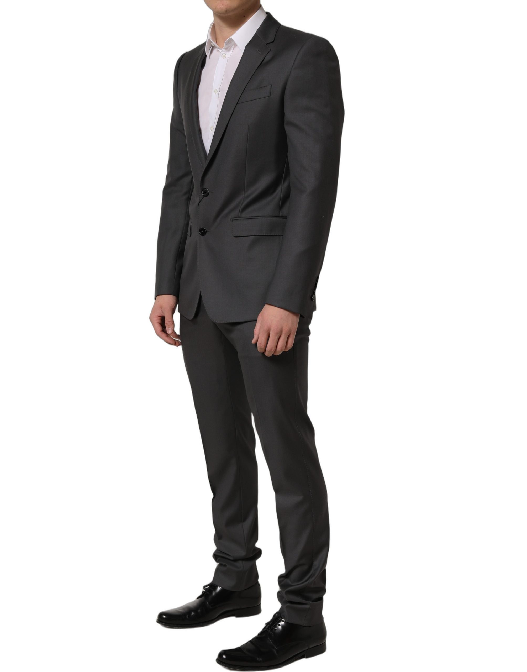 Dolce & Gabbana Grauer MARTINI Slim Fit Anzug für Herren-4